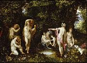 Jan Brueghel The Elder Diana und Aktaion oil on canvas